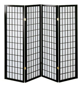 \27日9:59まで先着クーポン/【送料無料】【メーカー直送品】【弘益】JP-和風衝立4連こだま JP-和風衝立4連こだま 576124