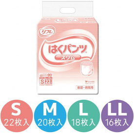 ＼10日23：59まで先着クーポン／【リブドゥコーポレーション】リフレ はくパンツ スリムタイプ おむつ 一人で歩ける 介助で歩ける オムツ パッド ナプキン 消臭 抗菌 履き心地 消臭 抗菌 失禁 介護 介助 看護 801018