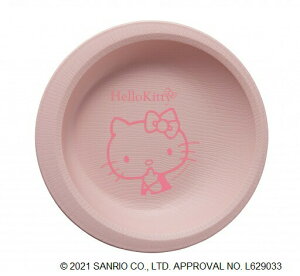 ウェルファン 木目 すくいやすいシリーズ プレート ハローキティ 食事 可愛い かわいい ハンドル 付 プラスチック 木目 軽い 電子レンジ 乾燥機 食洗器 対応 可能 持ちやすい 便利 安全 介護