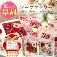 ＼4/26迄！母の日早割10%OFFクーポン／ ソープフラワー 入浴剤 フラワーボックス 母の日 バスペタル フラ…
