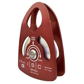 ISC 中シングル プルージックプーリー13mm 高所作業 レスキュー アーボリストワーク 林業 ツリークライミング リギング