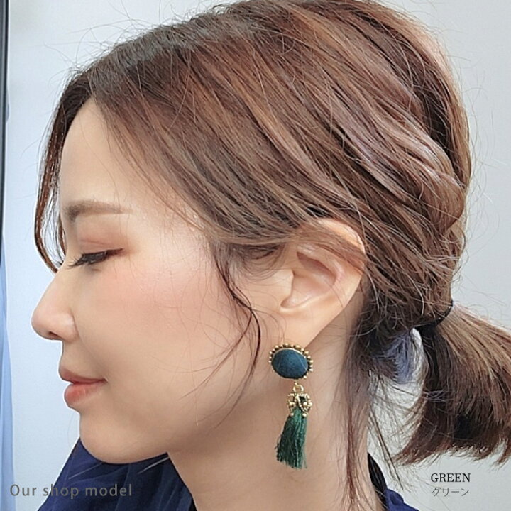 楽天市場】おしゃれ 可愛い タッセルピアス フリンジピアス レディース 