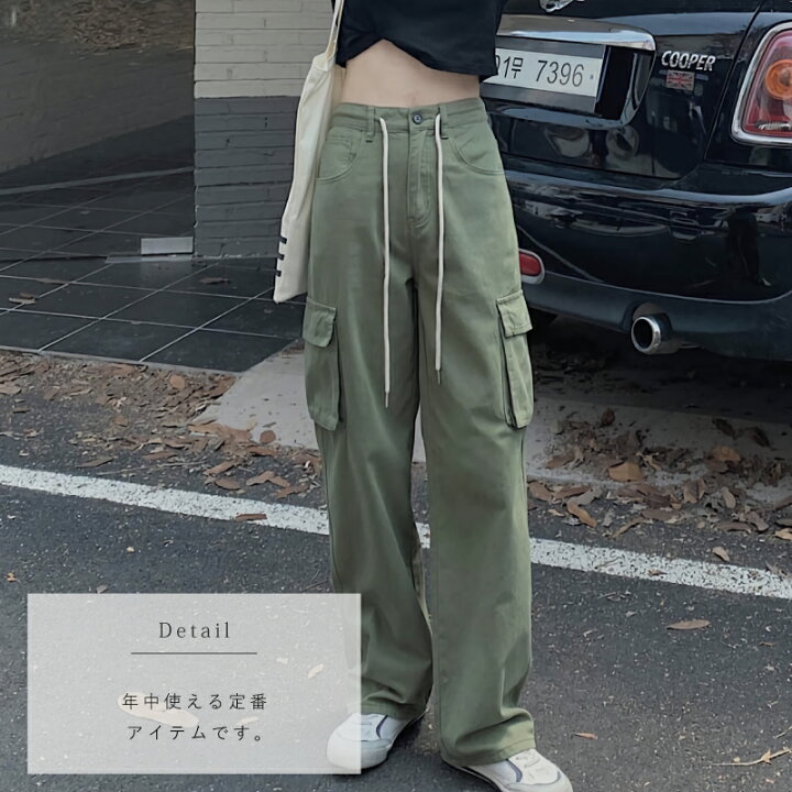 楽天市場】カーゴパンツ ワイドパンツ バギーパンツ ストレッチ チノ 