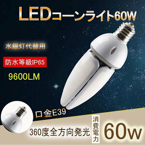 VƖ Ŕ LEDR[Cg E39Ή 60W Px9600LM IP65hho LEDX gERV^  ň ɒ   h Ǝˊpx360° @LEDR[v 600Wⓔ/⃉v