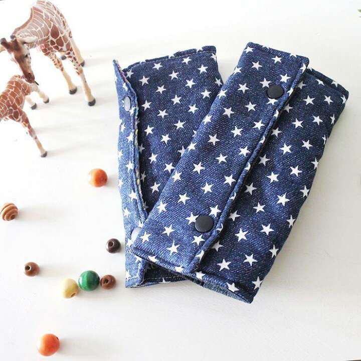 楽天市場】[カット済]グレーのサラサラ先染ストライプ【よだれカバー  