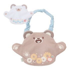 【 いないいないばぁ スタイ 】 よだれかけ エプロン ベビー用品 優しい 肌触り 幼児玩具 プレゼント 出産祝い 布製 リバーシブル 吸収性 いないいないばぁ遊び パペット遊び 触れ合い遊び くま ねこ コアラ うさぎ ライオン パンダ キリン