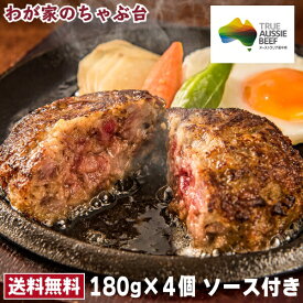 満点ハンバーグ 180g×4個　ソース付き送料無料 牛肉 ジューシー 肉 お肉 人気 静岡県 ひき肉 さわやかなオニオンソース付 お肉 そのまんま 炭焼き お取り寄せ 菊川 ケンミン マルマツ食品