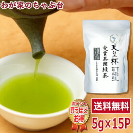 送料無料　天皇杯受賞茶園 緑茶 ティーバッグ 5g 15P 〜お茶 緑茶 煎茶 茶 ティーバッグ ティーパック 静岡 牧之原 国産 深蒸し 深むし 健康 健康茶 一番茶 新茶 色 香り うがい ウイルス対策 藪北 やぶきた カテキン 甘い 美味しい お徳 お得 お土産 冷茶 水出し