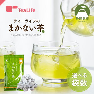 大容量 緑茶パック まかない茶 100個入 ( 静岡茶 日本茶 水出し緑茶 深蒸し茶 荒茶 茎茶 国産 静岡県産 茶葉 