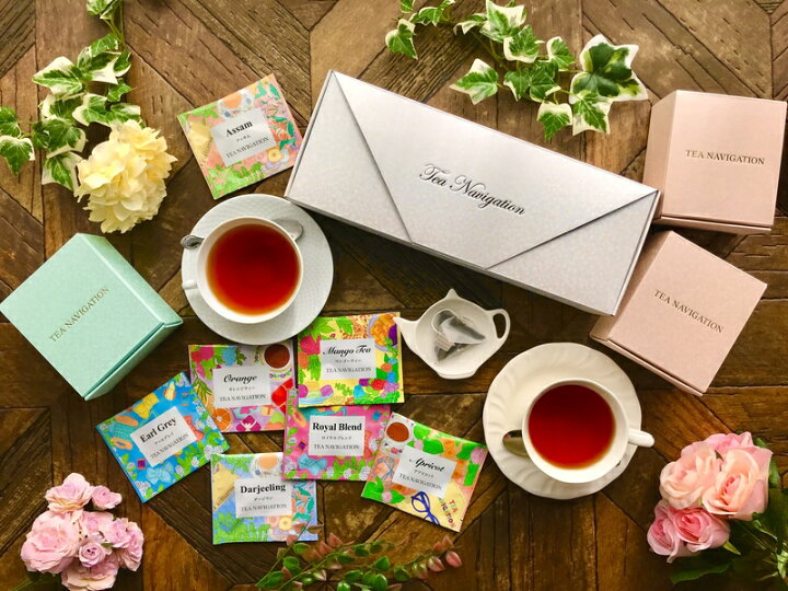 楽天市場 送料無料 Tea Navigationプレミアム紅茶アソート7種33包入り 紅茶 ギフト プレゼント 甘いものが苦手 中国茶 ハーブティー 三角ティーバッグ クリックポスト イラスト 可愛い おしゃれ かわいい 引き出物 誕生日 贈答 お返し Tnpas733 だんぼーる本舗