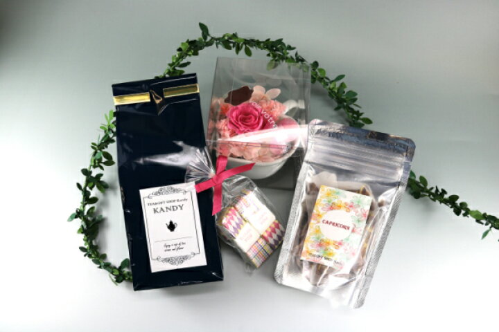 楽天市場 フラワーギフト ピンク 紅茶 茶 ティーパック プレゼント ホワイトデー メッセージ ピンク プリザーブドフラワー 母の日 リボン ハーブティー シュガー 砂糖 ハート あす楽 ノンカフェイン ギフト セット 花 造花 枯れない Kandy