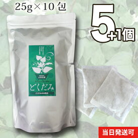 【送料無料】小川生薬 どくだみのお風呂250g(25g×10包)5個セットさらにもう1個プレゼント