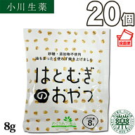 はとむぎのおやつ 8g 20個セット 小袋タイプ はと麦 加工品 小川生薬