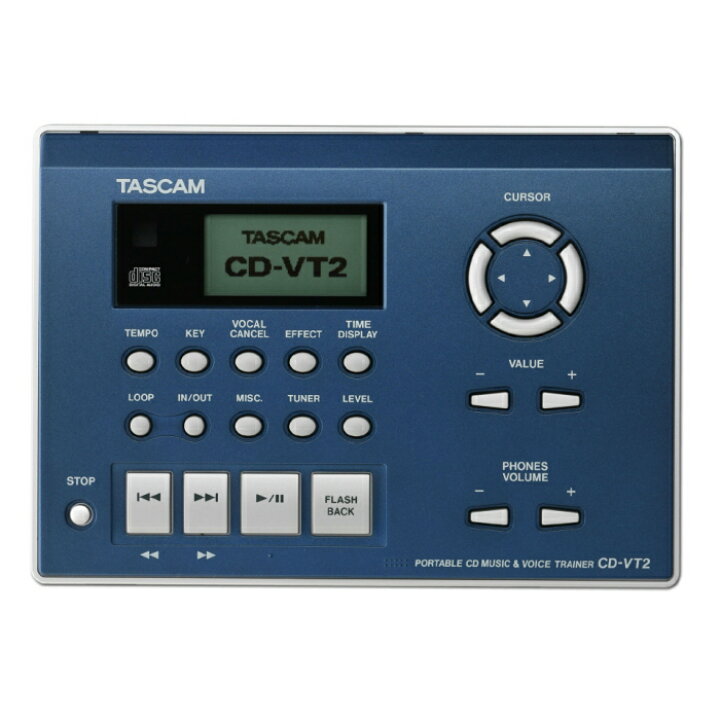 楽天市場】【8月中旬入荷予定】TASCAM(タスカム) CD-VT2 ボーカル練習 