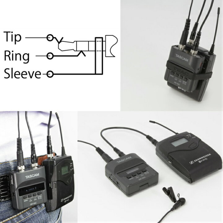 楽天市場】TASCAM(タスカム) DR-10CS（ブラック）SENNHEISER対応/3.5mm 