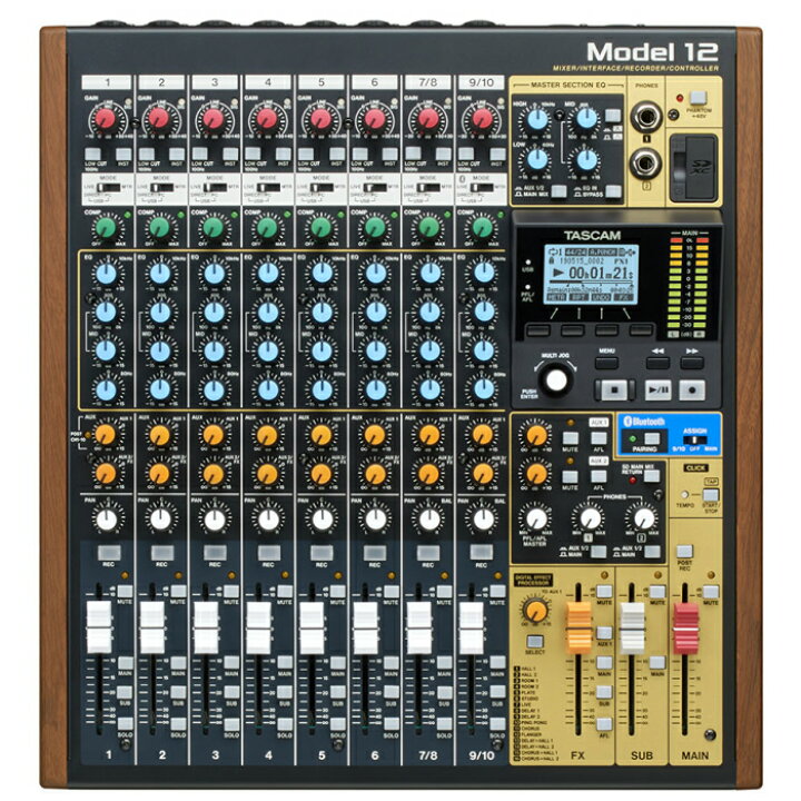 楽天市場】TASCAM(タスカム) Model 12 12トラックMTR USBオーディオ 