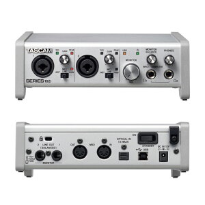 TASCAM(�^�X�J��) SERIES 102i 10IN/2OUT 24bit/192kHz�n�C���] USB�I�[�f�B�I/MIDI�C���^�[�t�F�[�X ������ Youtube ���y���� ���z�M DTM
