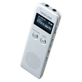 TASCAM(タスカム) VR-03-S ワイドFMラジオ搭載 ボイスレコーダー シルバー ICレコーダー 会議録音 議事録 ボイスメモ 備忘録 音楽プレーヤー 小型 日本メーカー スピーカー付