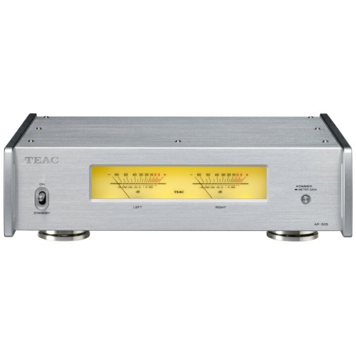 楽天市場】TEAC(ティアック) AP-505 シルバー ステレオパワーアンプ 