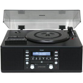 TEAC LP-R550USB-B(ブラック)EP/LP盤用サファイヤ針 STL-103搭載（3スピード対応）