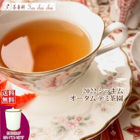 紅茶 シッキム 茶缶付 テミ茶園 オータム FTGFOP 1 T85/2022 50g【送料無料】 紅茶専門店