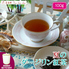 紅茶 茶葉 ダージリン 茶缶付 ティチャイチャイ お買い得 夏のダージリン紅茶 茶葉 100g【送料無料】