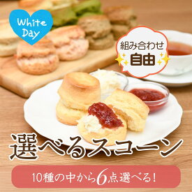 スコーン 10種類から【6種類】選べる 12個入(2×6袋) 紅茶専門店 お取り寄せ プレーン アールグレイ いちご ローズマリー 抹茶 セイボリー 英国菓子 アフタヌーンティー 紅茶 クロテッドクリーム ギフト 常温 スイーツ ホワイトデー