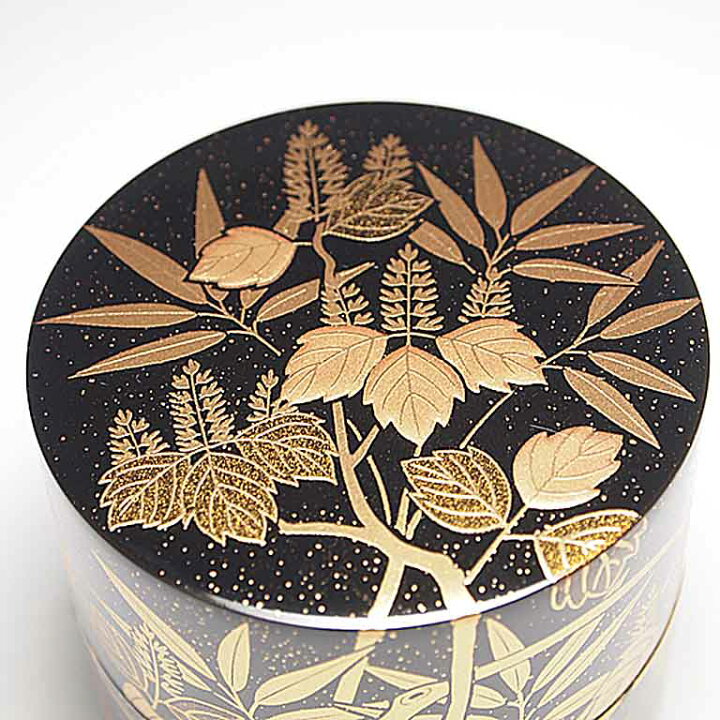楽天市場】茶道具 棗 薄茶器 笹桐蒔絵中次 和田寿峰作 桐箱入り : お 