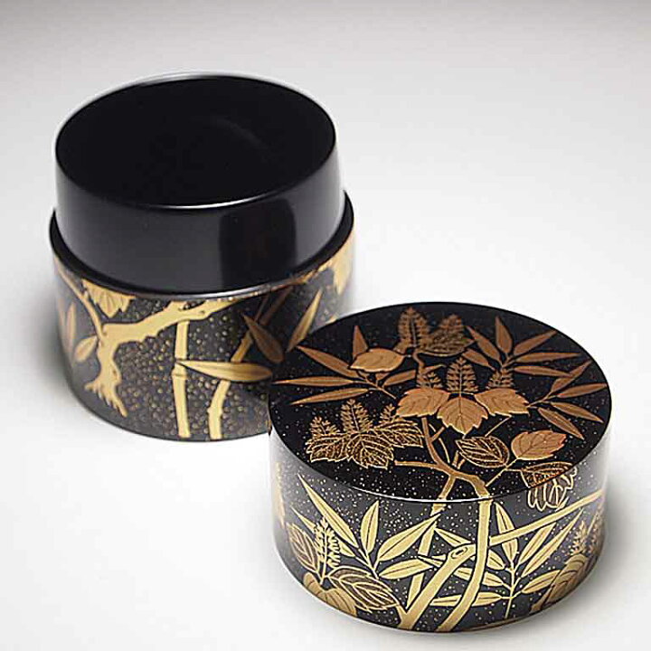 楽天市場】茶道具 棗 薄茶器 笹桐蒔絵中次 和田寿峰作 桐箱入り : お  