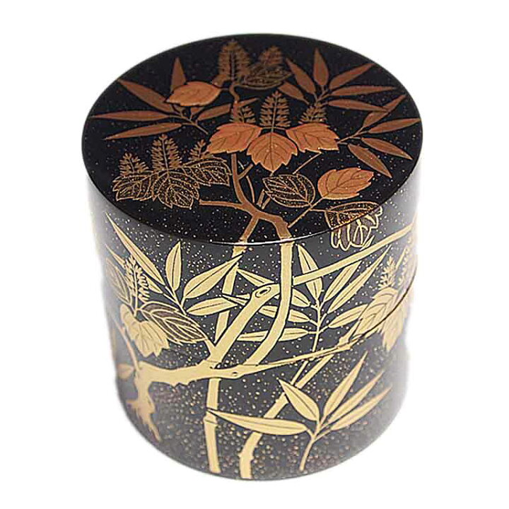 楽天市場】茶道具 棗 薄茶器 笹桐蒔絵中次 和田寿峰作 桐箱入り : お  