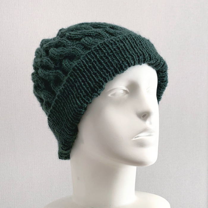 楽天市場】毛糸 タータンで編むなわ編み模様のニット帽 セット 帽子