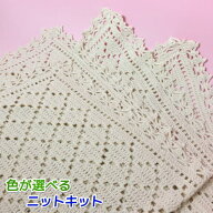 編み物キット ブランケット 春夏 毛糸 かぎ針編み 無料編み図 オーガニックコットン100％のポームベビー…