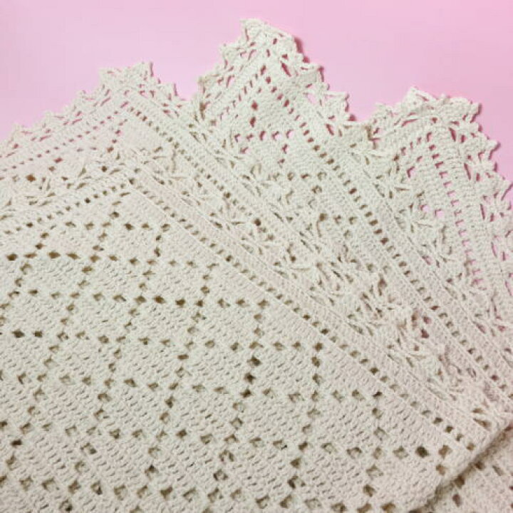 楽天市場 編み針セット オーガニックコットン１００ のポームベビーカラーで編む赤ちゃん用おくるみアフガン 手編みキット ハマナカ 編み図 編みものキット 毛糸専門店 手編みオーエン屋