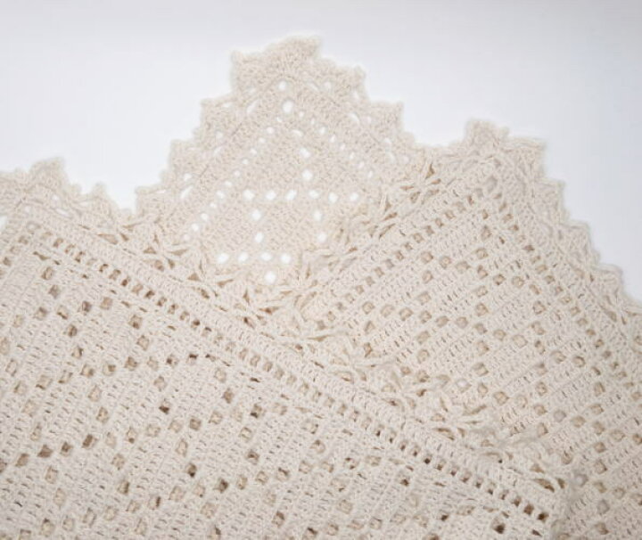 楽天市場 編み針セット オーガニックコットン１００ のポームベビーカラーで編む赤ちゃん用おくるみアフガン 手編みキット ハマナカ 編み図 編みものキット 毛糸専門店 手編みオーエン屋