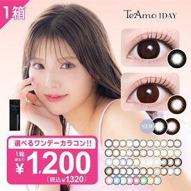カラコン ワンデー 1DAY TeAmo コンタクト コンタクトレンズ 1箱10枚 送料無料 度あり 度なし 1日使い捨て　ティアモ　てぃあも　tiamo　コスプレ　halloween　ハロウィン