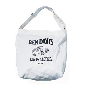 BEN DAVIS ベンデイビス ラージ ショルダーバッグ キャンバス 縦型 綿 メンズ レディース 斜め掛けバッグ 【大きなサイズ】 BDW-8346