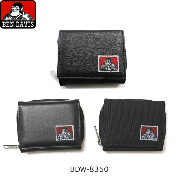 BEN DAVIS ベンデイビス 三つ折り財布 レディース メンズ 小さめ 小さい財布 コンパクト 札入れ 小銭入れ  BDW-8350