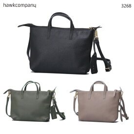 Hawk Company ホークカンパニー 2WAY ショルダーバッグ ハンドバッグ 横型 本革 シボレザー メンズ レディース 男女兼用 斜めがけ 肩掛け 手提げ 3268