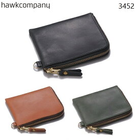 Hawk Company FAUCON ホークカンパニー フォコン L字ファスナー 財布 ミニウォレット 本革 小型財布 メンズ レディース 3452