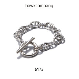 Hawk Company ホークカンパニー アンカーチェーン ブレスレット シルバーチェーン 日本製 メンズ レディース 6175