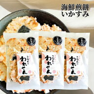 せんべい 訳あり いかすみ 3袋 セット イカ墨送料無料 割れせんべい 海鮮せんべい ワケあり おせんべい …