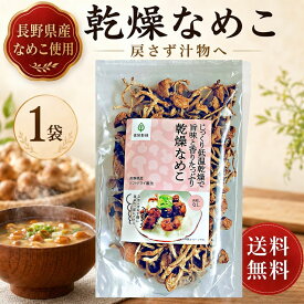 乾燥なめこ 20g×1袋 長野県産