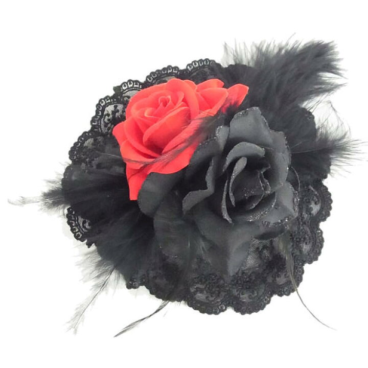 楽天市場 ゴスロリ 赤 黒薔薇ブーケ ブローチ コサージュ Tearsheaven Web Shop