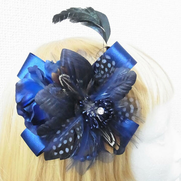 楽天市場 青薔薇 ブルー ローズ サテン リボン コサージュ ゴスロリ Tearsheaven Web Shop