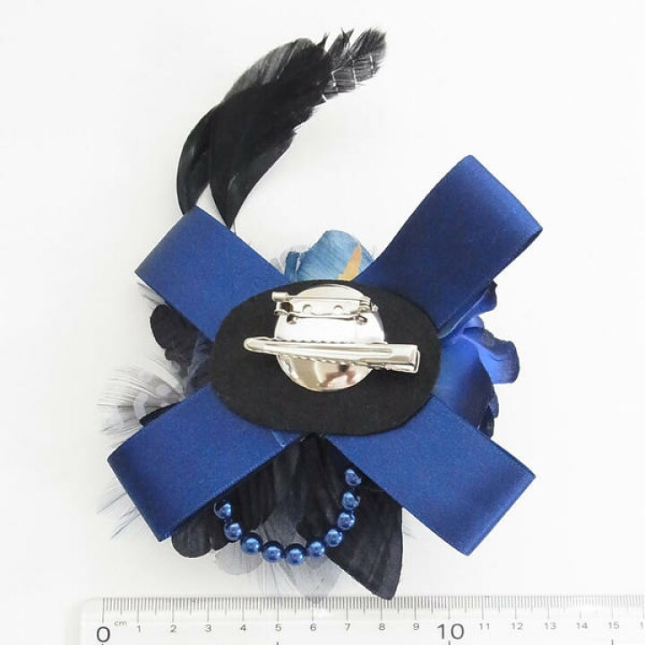 楽天市場 青薔薇 ブルー ローズ サテン リボン コサージュ ゴスロリ Tearsheaven Web Shop