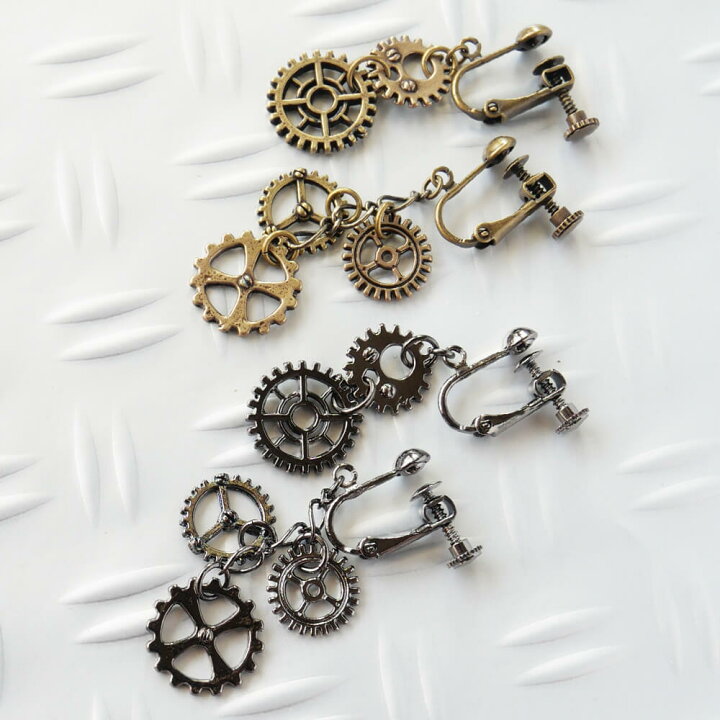 楽天市場】【steampunk】歯車 スチームパンク アシンメトリー ミニ 
