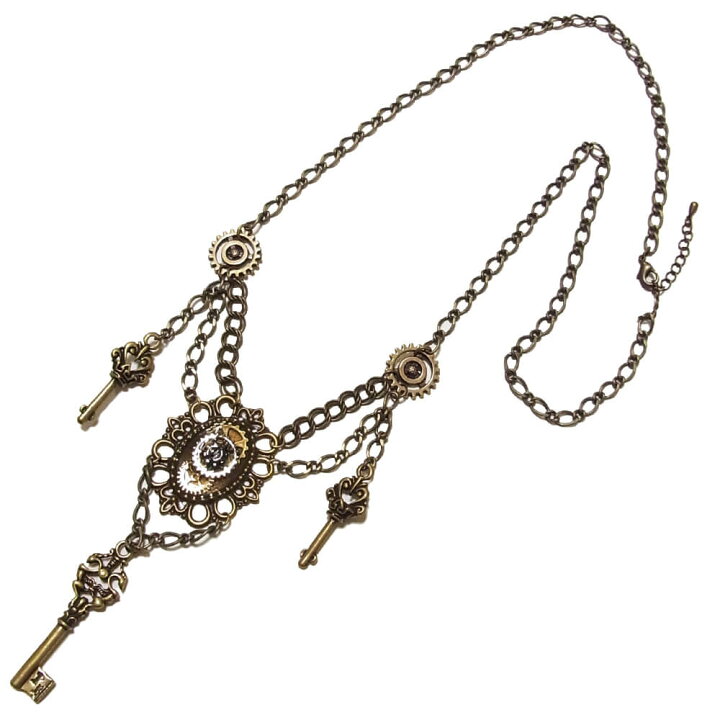 楽天市場】【steampunk】歯車スチームパンク 鍵 アンティークゴールド 