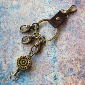 �ysteampunk�z���� �X�`�[���p���N ���[�� �L�[�z���_�[ 3�t�b�N �� �L�т� ���C���[ �o�b�O �`���[�� �����Y