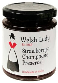 英国産　ウェルシュレディ・ストロベリー ウィズ シャンパーニュ(Welsh Lady・Strawberry & champagne Preserve)