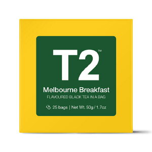 T2 tea {ubNt@[Xg Melbourne Breakfast(oj) 50g (2g×25P)g eB[obN Mtg v[g a ̓ o^C zCgf[